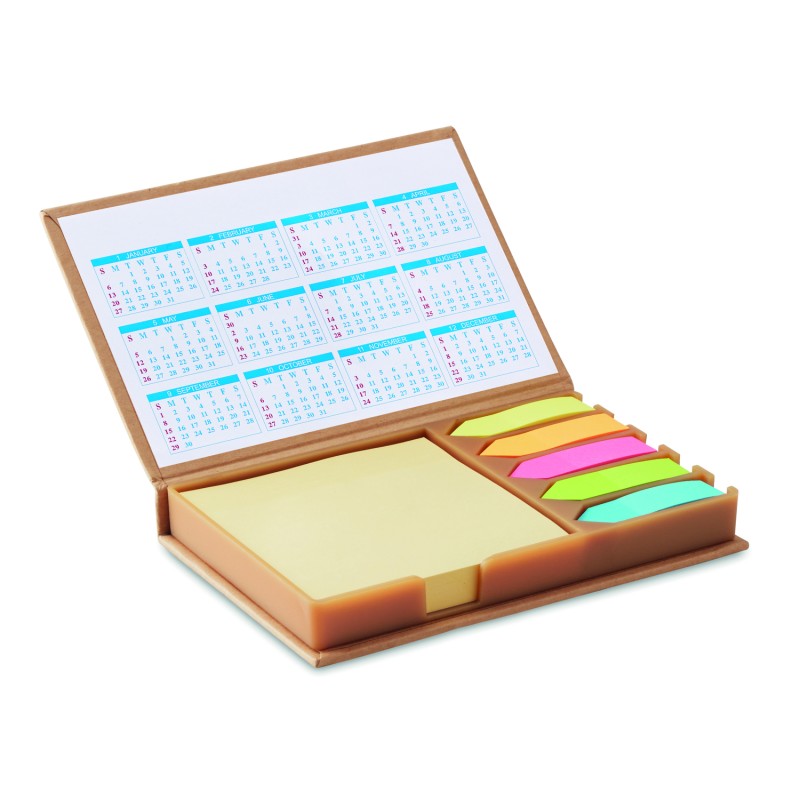 Set de notas adhesivas y calendario Memocalendar
