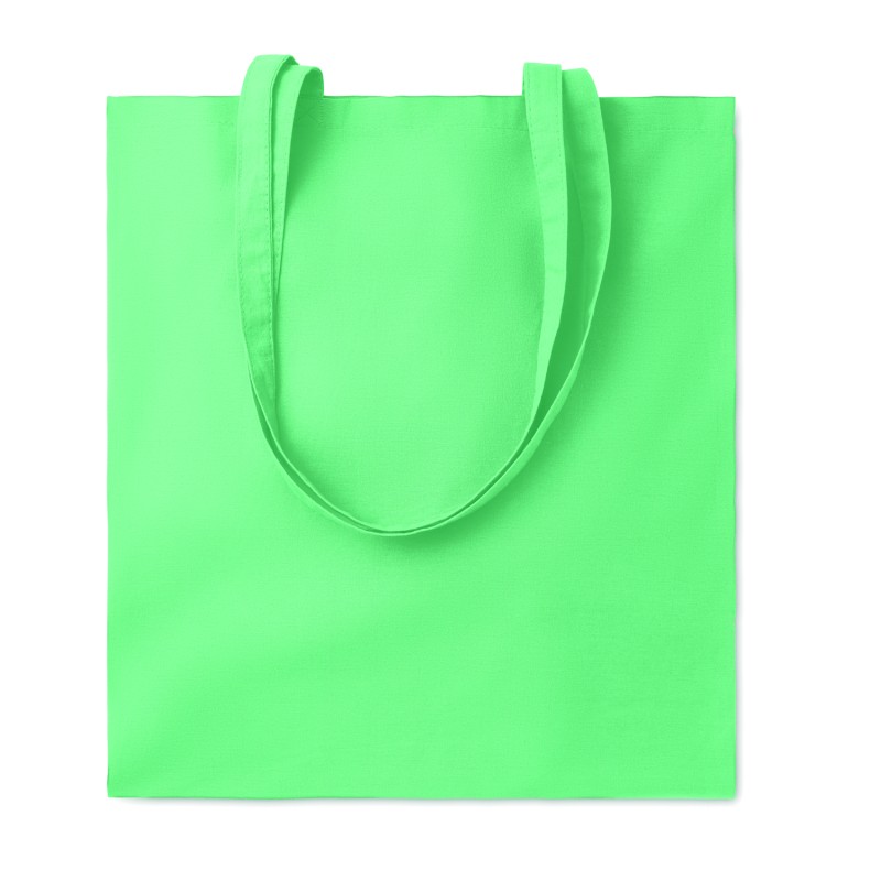 Bolsa de algodón de color con asas largas Cottonel Colour +