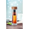 Botella de cristal con infusor Batumi Glass 400 ml