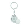 Llavero redondo con ficha Flat Ring