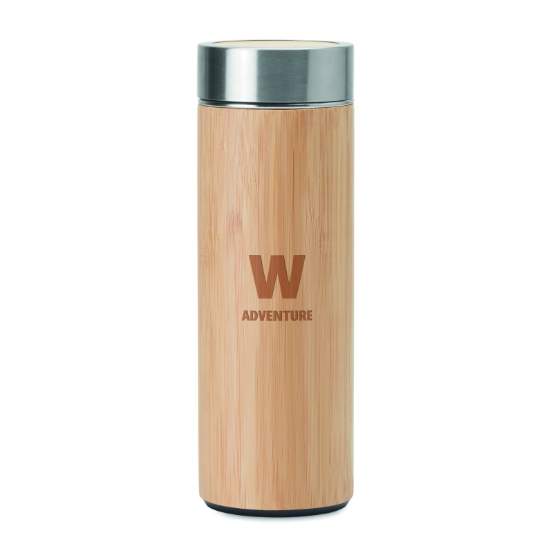 Termo de bambú de doble capa Batumi 400 ml