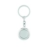 Llavero redondo con ficha Flat Ring