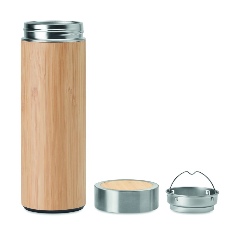 Termo de bambú de doble capa Batumi 400 ml