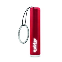 Linterna LED con llavero y logo iluminado Sanlight