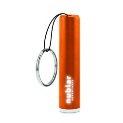 Linterna LED con llavero y logo iluminado Sanlight
