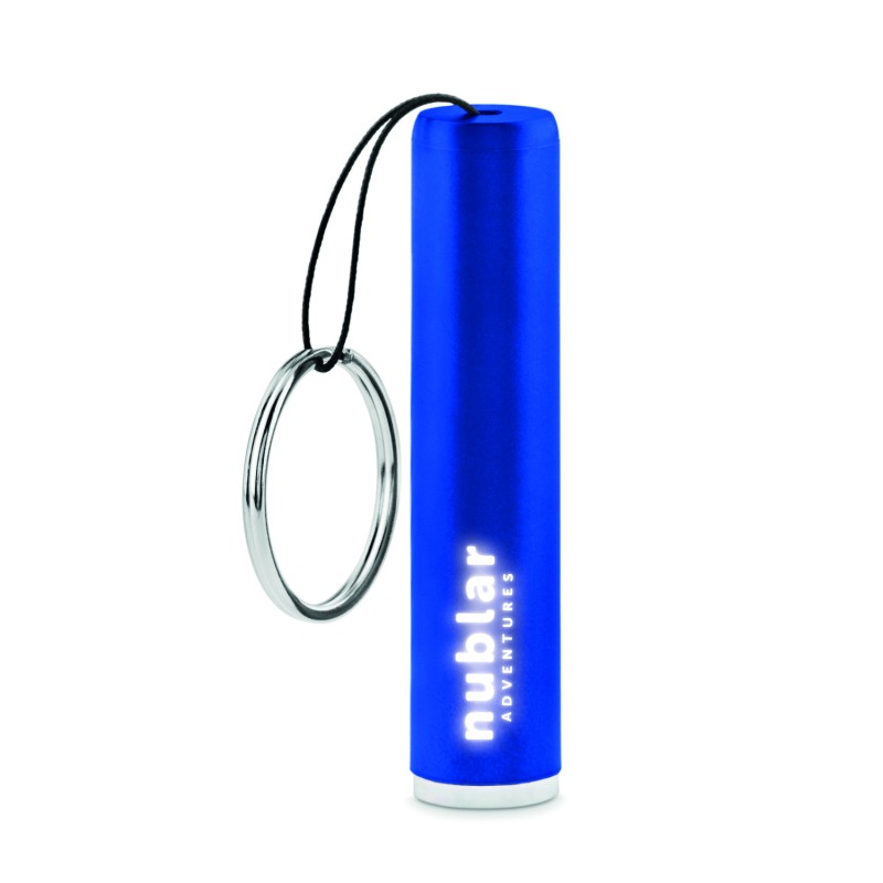 Linterna LED con llavero y logo iluminado Sanlight