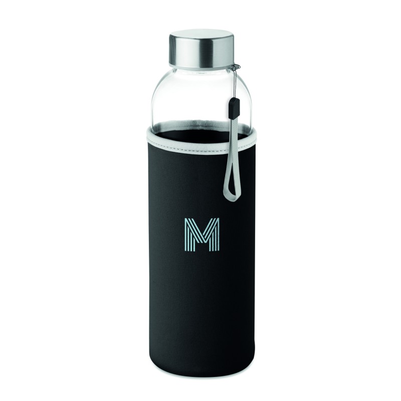 Botella de cristal con funda Utah Glass 500 ml