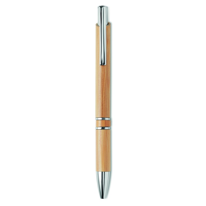 Bolígrafo de bambú con pulsador Bern Bamboo