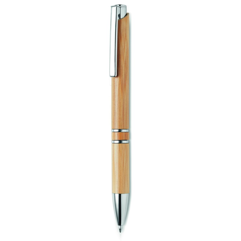 Bolígrafo de bambú con pulsador Bern Bamboo