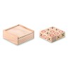 Juego de tres en raya de madera Tic Tac Toe