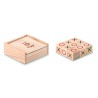 Juego de tres en raya de madera Tic Tac Toe