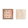 Juego de tres en raya de madera Tic Tac Toe