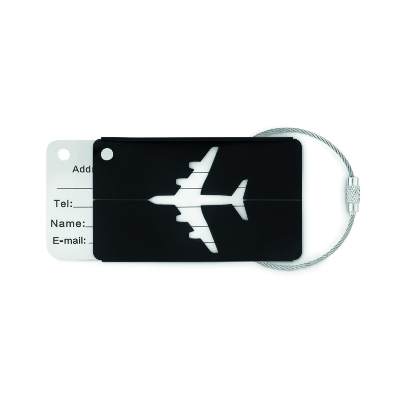 Identificador de maleta de aluminio Fly Tag