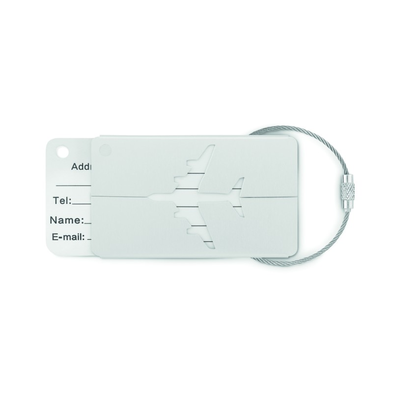 Identificador de maleta de aluminio Fly Tag