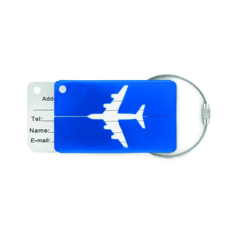 Identificador de maleta de aluminio Fly Tag