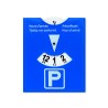 Tarjeta de aparcamiento de PVC Parkcard