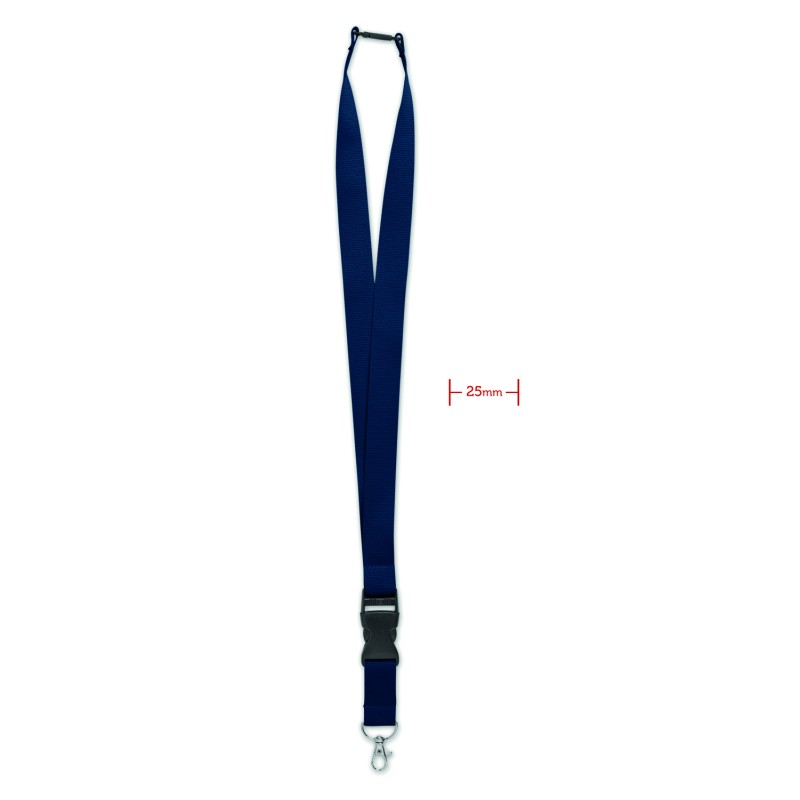Lanyard de 25 mm con mosquetón Wide Lany