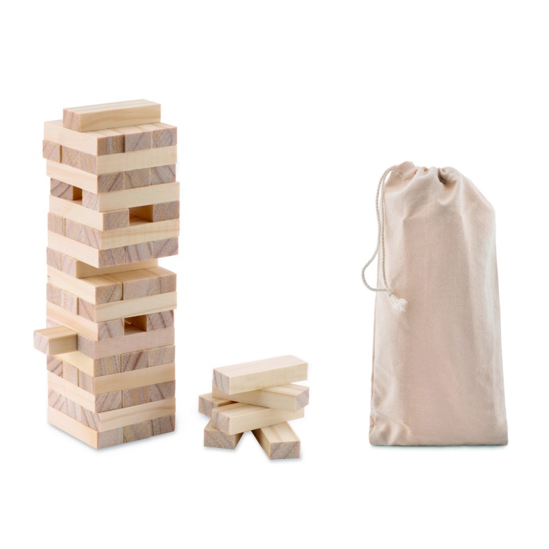 Juego de torre de madera Pisa