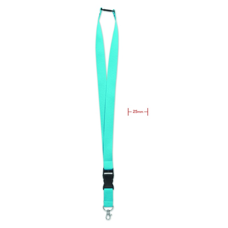 Lanyard de 25 mm con mosquetón Wide Lany