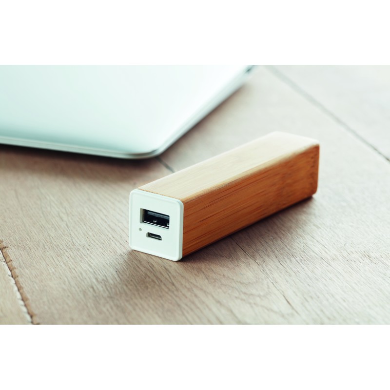 Powerbank de bambú Powerbam 2200 mAh