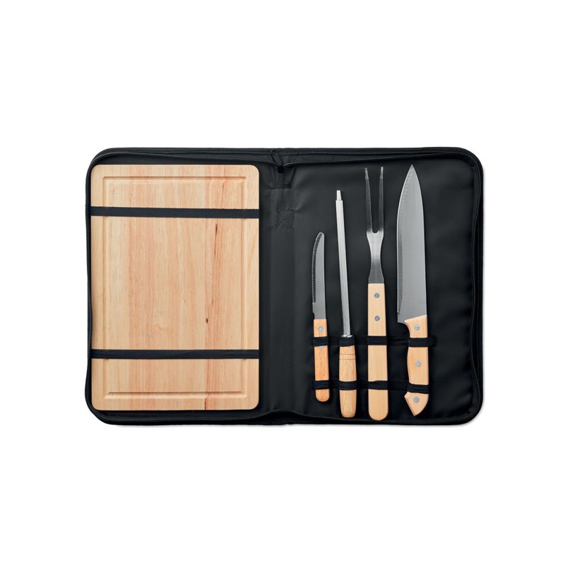 Set de barbacoa con tabla de cortar Grille