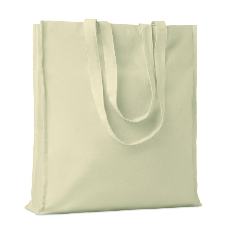 Bolsa de algodón con fuelle Portobello 140 g/m²