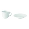 Taza de café con plato de porcelana Espresso 80 ml