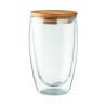 Vaso de cristal de doble pared Tirana Large 450 ml