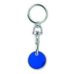 Llavero con ficha para carro de compra Tokenring