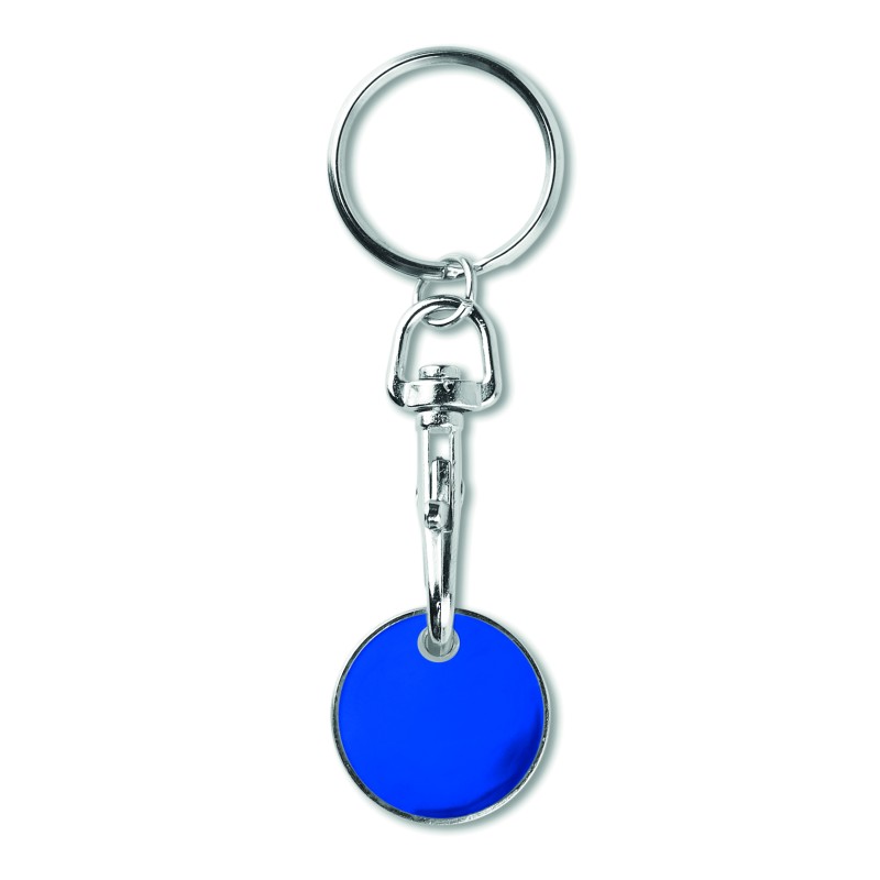 Llavero con ficha para carro de compra Tokenring