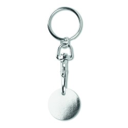 Llavero con ficha para carro de compra Tokenring