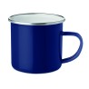 Taza de metal esmaltado Plateado 350 ml