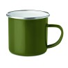 Taza de metal esmaltado Plateado 350 ml