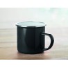 Taza de metal esmaltado Plateado 350 ml