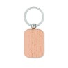 Llavero rectangular de madera Poty Wood
