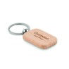Llavero rectangular de madera Poty Wood
