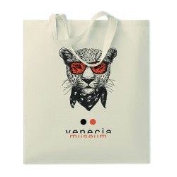 Bolsa de algodón 140 g/m² con asas cortas Marketa +