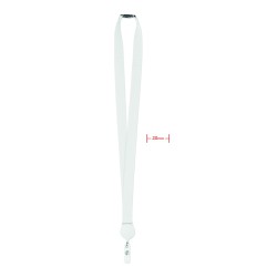 Lanyard de poliéster con clip extensible Zip Lanyard