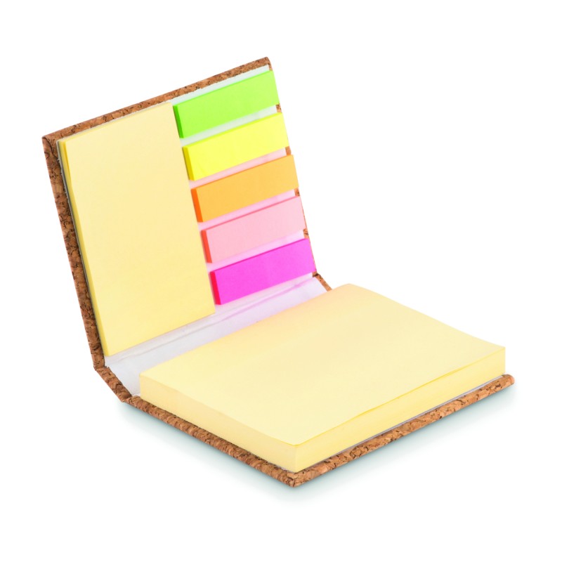 Set de notas adhesivas con tapa de corcho Visioncork