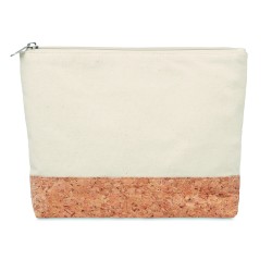 Neceser de algodón con base de corcho Porto Bag