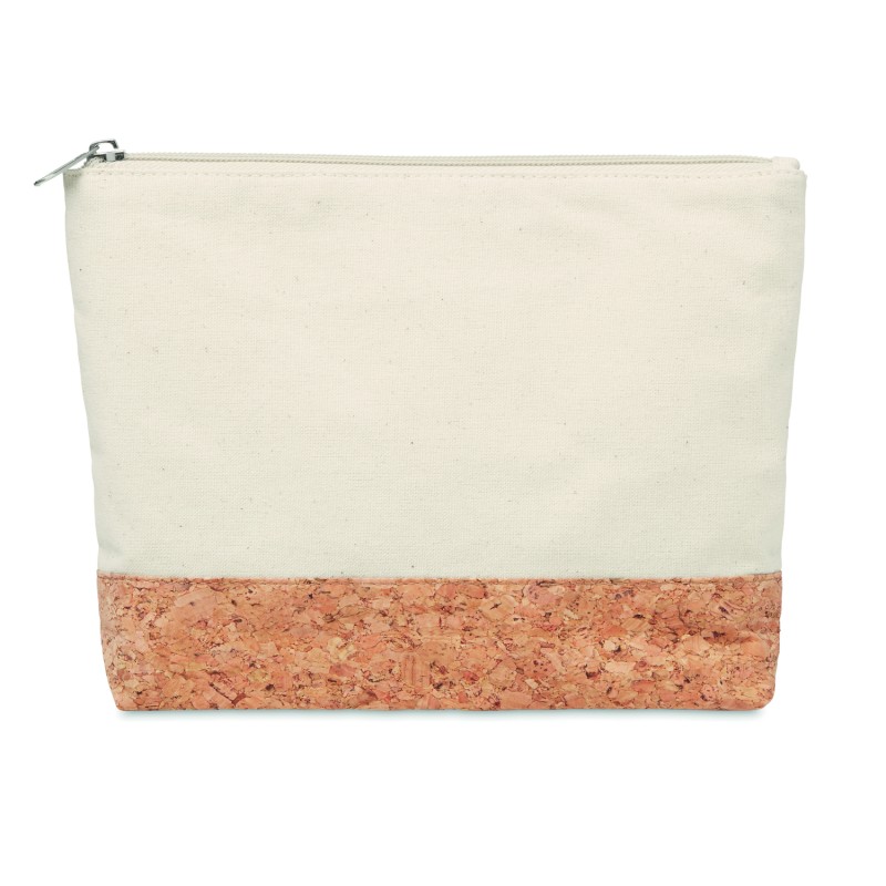 Neceser de algodón con base de corcho Porto Bag