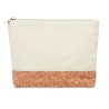 Neceser de algodón con base de corcho Porto Bag