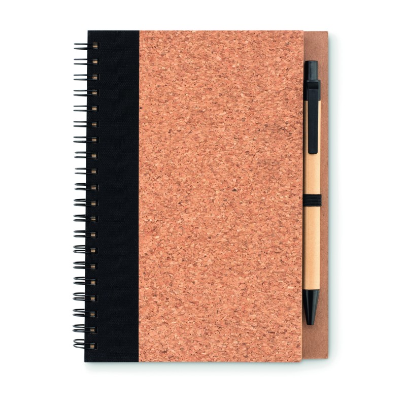 Libreta de corcho con bolígrafo Sonora Pluscork