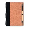 Libreta de corcho con bolígrafo Sonora Pluscork