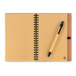 Libreta de corcho con bolígrafo Sonora Pluscork