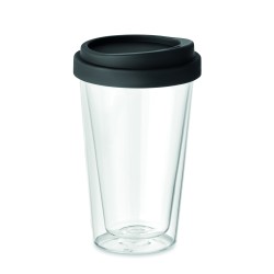 Vaso de cristal de doble...