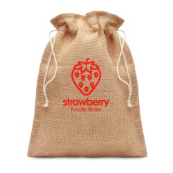 Bolsa de regalo de yute pequeña Jute Small