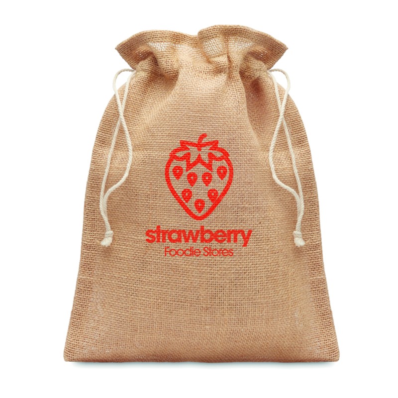 Bolsa de regalo de yute pequeña Jute Small