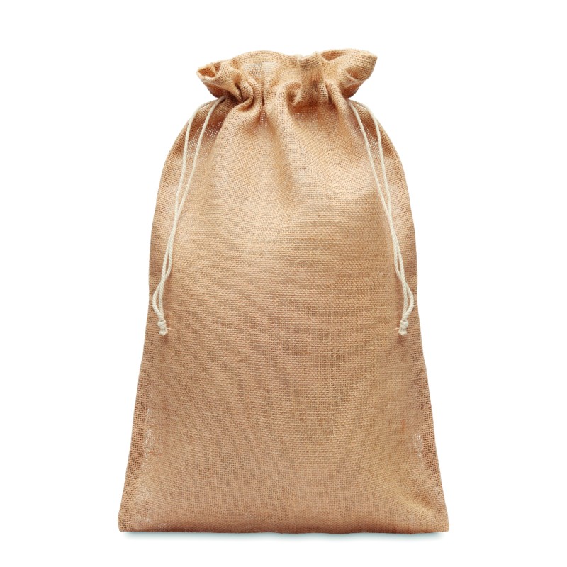 Bolsa de regalo de yute grande Jute Large