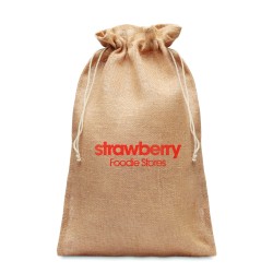 Bolsa de regalo de yute grande Jute Large